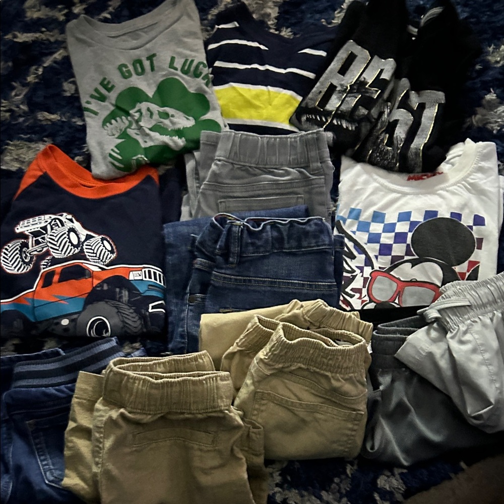 Kids Graphic T-Shirts and Pants Set